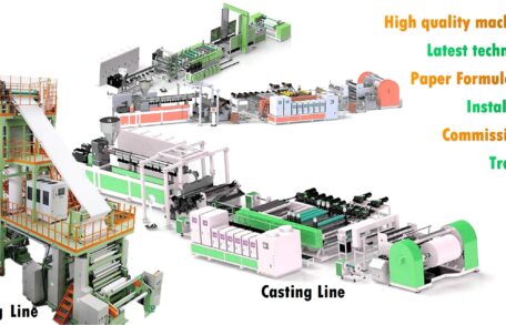 خطوط کاغذ از سنگ